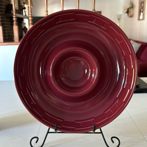 Longaberger chip n dip dish. Woven Traditions. - Picture 1 of 3